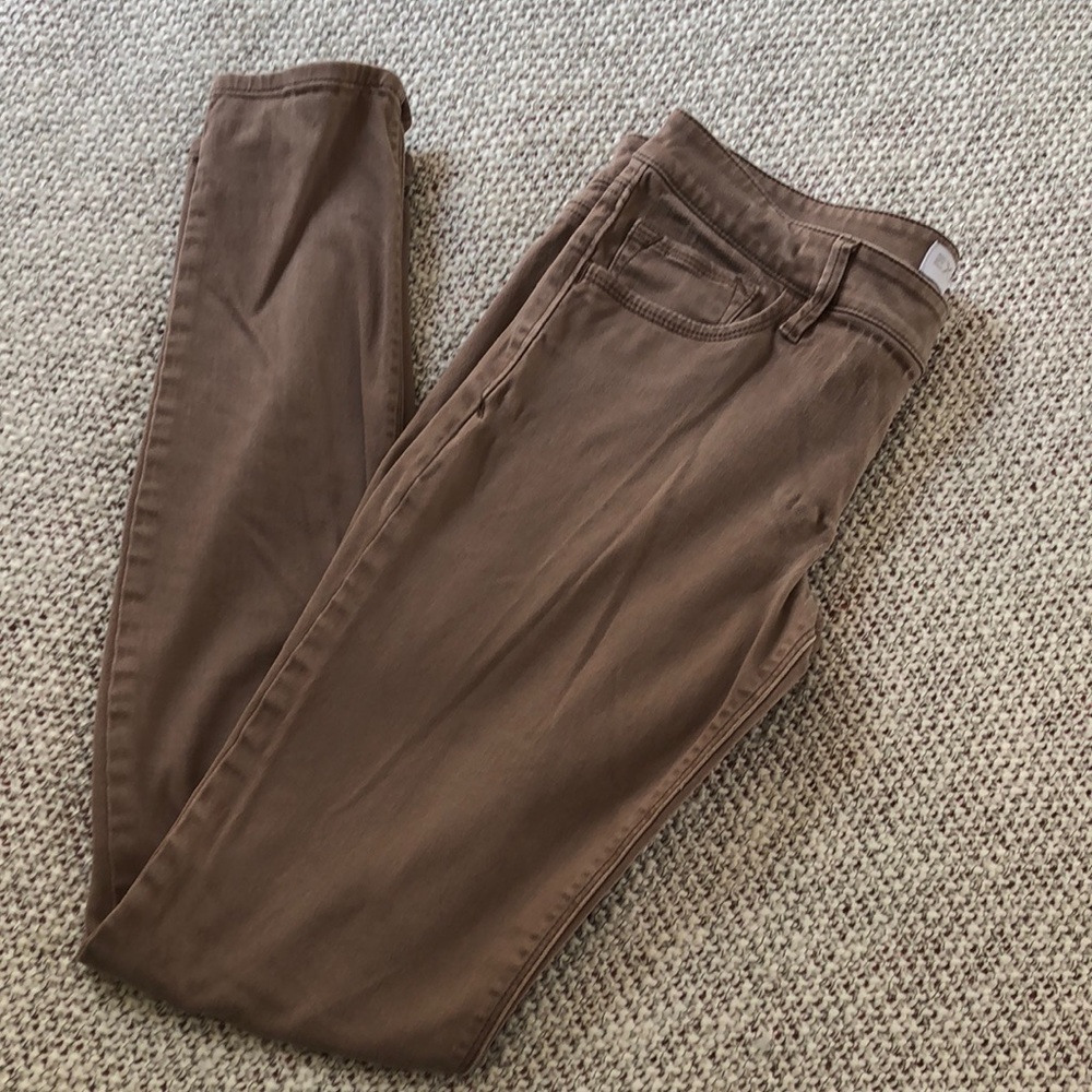 Express Tan Skinny Jeans